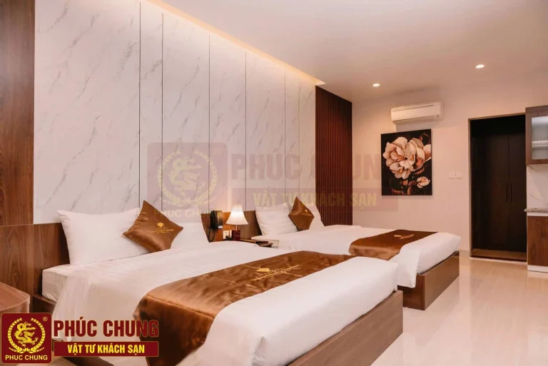 Bộ chăn ga gối khách sạn cao cấp – Tinh tế trong từng chi tiết