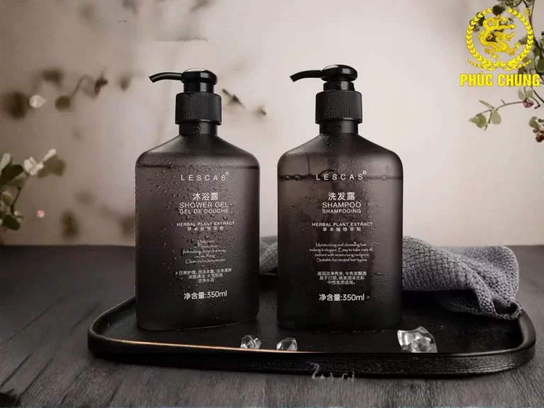 Bộ dầu gội sữa tắm Lescas 350ml cho khách sạn