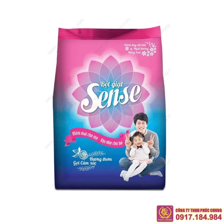 Bột giặt Sense dùng cho khách sạn nhà nghỉ và cơ sở lưu trú