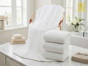 Khăn tắm chuẩn khách sạn, chạm một lần là mê